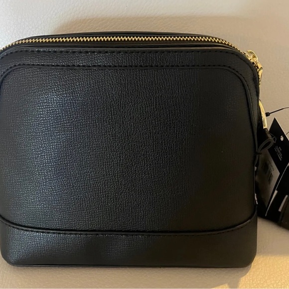 NWT KARL LAGERFELD DOME CROSSBODY BAG SHOULDER PURSE BLACK PARIS - Picture 5 of 5